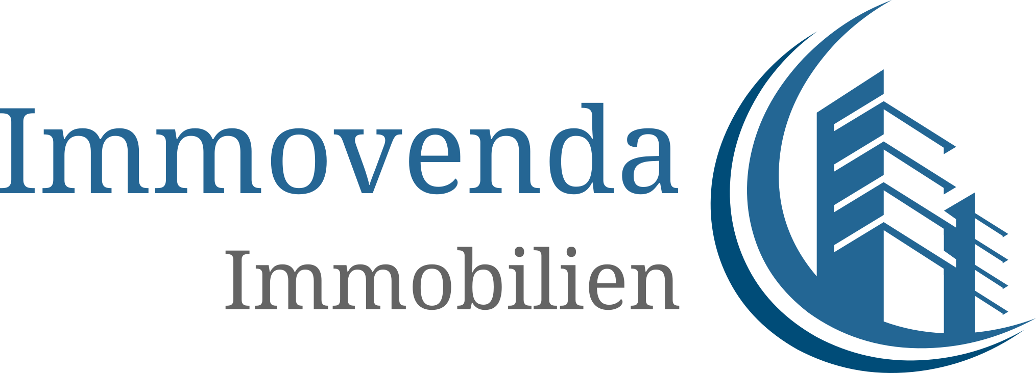 Immovenda Immobilien logo blue